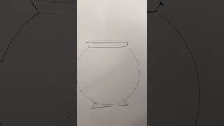 Fish pot drawing shorts trending youtubeshorts viralvideo [upl. by Angelis810]