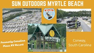 Campground Review of Sun Outdoors Myrtle Beach  Carolina Pines RV Resort  Conway South Carolina [upl. by Clynes]