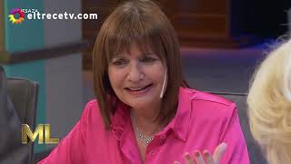 Patricia Bullrich resaltó que Mirtha Legrand trabaja desde los 14 años quot¡Sos un ejemploquot [upl. by Anirda]