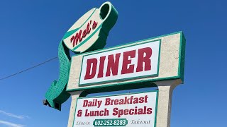 Mel’s Diner from 1970’s TV Show Alice Phoenix Az Vintage Dining KVS TRAVEL 6103341917 [upl. by Schellens]