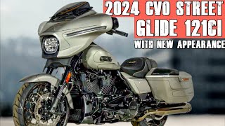 SHOCKS 2024 Harley Davidson CVO Street Glide 121 ci  with new appearance [upl. by Nnyleak]