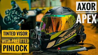 New Night Vision Visors for Axor Helmets Exclusively Available MotofyStore 🔥 [upl. by Anail43]