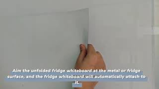 Fridge Whiteboard Installation Video [upl. by Seaver323]