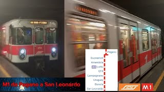 🚇 Revamping 🔴 M1 da Pagano a San Leonardo [upl. by Nunnery]