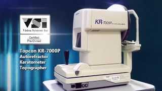 Topcon KR 7000P Autorefractor Keratometer Topographer [upl. by Crockett]