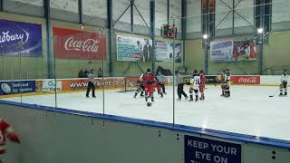 Solihull Barons v Nottingham lions Crowe fight [upl. by Eddana]