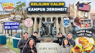 WOW KELILING CALON KAMPUS JEROME HARUS NAIK CABLE CAR ASRAMANYA BEDA LEVEL  WORLD TRIP [upl. by Noemis]