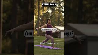 Stiff Back No Problem Gentle Yoga for Increased Flexibility shorts yoga [upl. by Natalee]