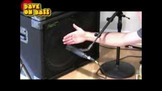 How To Mic A Bass Speaker Cabinet [upl. by Bellanca]