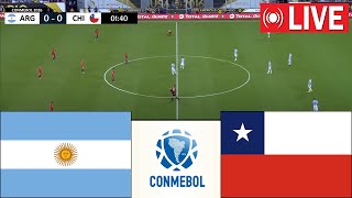 🔴 LIVE  Argentina vs Chile  CONMEBOL 2026 World Cup Qualifiers  Full Match Streaming [upl. by Nobe]