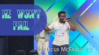 Marcus McFarlin covers He Wont Fail  Todd Galberth [upl. by Deane55]