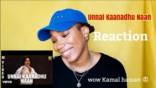 FRENCH BOLLYWOOD FAN REACT TO SOUTH INDIAN MUSIC Unnai Kaanadhu Naan Song Kamal Haassan is so GOOD [upl. by Ahserkal]