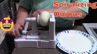 Can an onion be spiralized [upl. by Nioe]