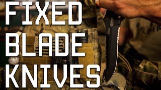 Fixed Blade Knives  Special Forces Review  Tactical Rifleman [upl. by Cecelia]