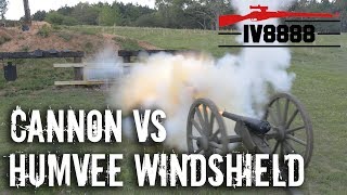 Cannon VS Humvee Windshield [upl. by Ettennil]