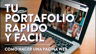 COMO HACER UNA PAGINA WEB PARA FOTOGRAFOS DE FORMA RAPIDA Y FACIL [upl. by Anitsihc]