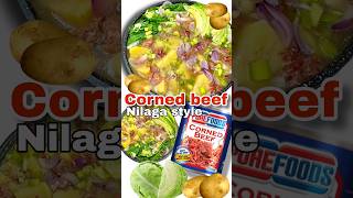 Ginisang corned beef recipe with repolyo ulam Pinoy recipe budget meal [upl. by Ellevart216]