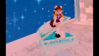 Rosalinas Comet Observatory Theme on Roblox Piano in Royale High [upl. by Ylicec435]