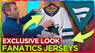 EXCLUSIVE look NEW Fanatics onice NHL jerseys [upl. by Gautier4]