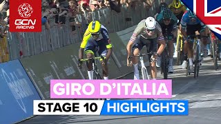 History Is Made  Giro DItalia 2022 Stage 10 Highlights [upl. by Annoik535]