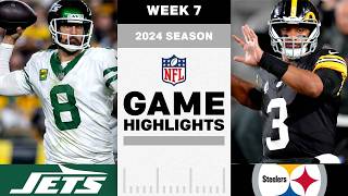 New York Jets vs Pittsburgh Steelers Game Highlights  NFL 2024 Season Week 7 [upl. by Gula]