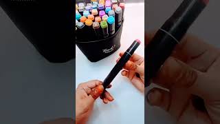 Alcohol marker 48 PC on meesho unboxing review shorts trendingshorts viralvideotrendingvideo [upl. by Ardnasyl]