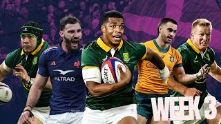 THE SPRINGBOKS SMASH THE ENGLISH  FRANCE BEAT THE ALL BLACKS AND MORE FROM WEEK 3 [upl. by Arevle]