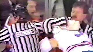 Dave Semenko vs Chris Nilan January 10 1985 [upl. by Nathanson]