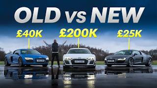 Audi R8 BATTLE Can The Old R8 Beat The New One 4K [upl. by Brower]