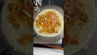 Street style jini dosa recipe food shorts dosarecipe viralvideo indianrecipe dosa [upl. by Aicilaf]