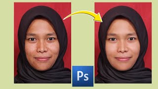 Very Easy  Smoothing skin with Photoshop  Tutorial for beginner [upl. by Tyoh]