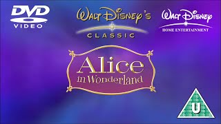 Opening to Alice in Wonderland Special Edition UK DVD 2005 [upl. by Enelyt185]