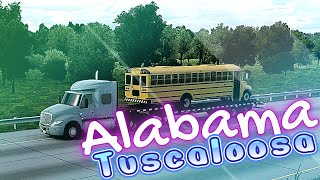 American Truck Simulator Visitamos Tuscaloosa [upl. by Lili]