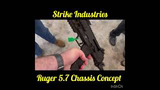 Strike Industries Ruger 57 Chassis Concept SHOT Show 2024 [upl. by Yhtorod780]