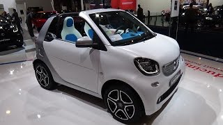 2016  Smart fortwo Cabrio  Exterior and Interior  Auto Show Brussels 2016 [upl. by Atiuqrahc937]