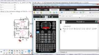 Kirchhoff TINspire copy paste [upl. by Zetnod]