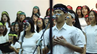 BABA YETU The Lords Prayer  Singapore amp Malaysia Combined Choir [upl. by Ahsaya]