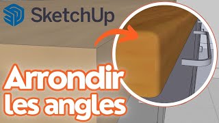 TUTO SketchUp  Congès  Biseaux  Chanfreins [upl. by Ahsinhoj468]