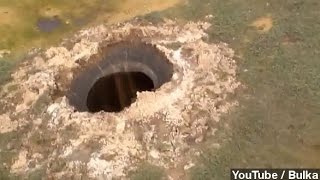 Scientists Investigating Mysterious Giant Hole In Siberia [upl. by Camilia]