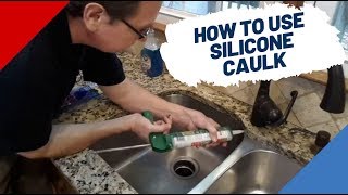 How to use silicone caulk [upl. by Basilius]