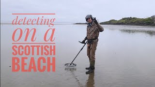 Detecting on a Scottish Beach  Silver coins [upl. by Thant901]