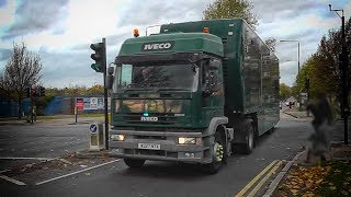 RARE London Metropolitan Police escorting UNMARKED Iveco TRUCK [upl. by Oal]