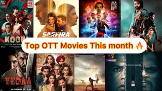 Upcoming New OTT Movies in October 2024  New OTT Movies in October  Thangalaan OTT  Vedaa OTT etc [upl. by Eniladam774]