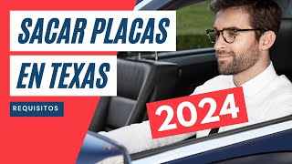 Como Sacar Placas de Carro en Texas 2024 [upl. by Agosto]