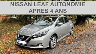 Nissan leaf test dautonomie après 4 ans et 50000 kms HD 1080p nissan leaf france [upl. by Akima301]