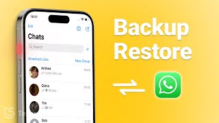 Top 3 How to Backup WhatsApp Chat on iPhone 2024 With or Without iCloud amp iTunes [upl. by Glorianna977]