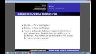 Lecture 6 Spurious Additive and Interactive Relationships [upl. by Sascha]