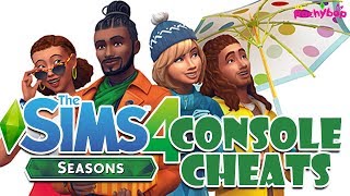 The Sims 4 Seasons CHEATS for CONSOLE PS4Xbox [upl. by Lenhard]