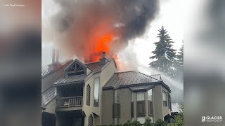 No injuries reported in Whistler townhome fire [upl. by Kapor]