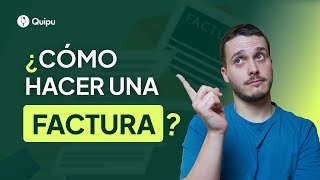 🧾 ¿Cómo hacer una FACTURA  Guía paso a paso 2024 [upl. by Eremaj80]